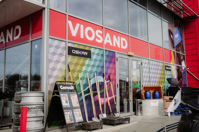 Depozitul de materiale Viosand din Pașcani